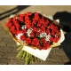 Virágküldés Budapest- Vörös rózsa rezgővel