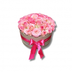 Rose box with many colors