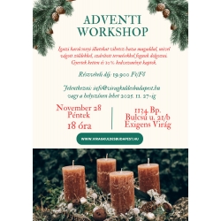 Virágküldés Budapest-Adventi Workshop
